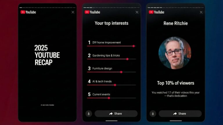 YouTube Recap 2025 Now Live With Fresh Year-End Highlights