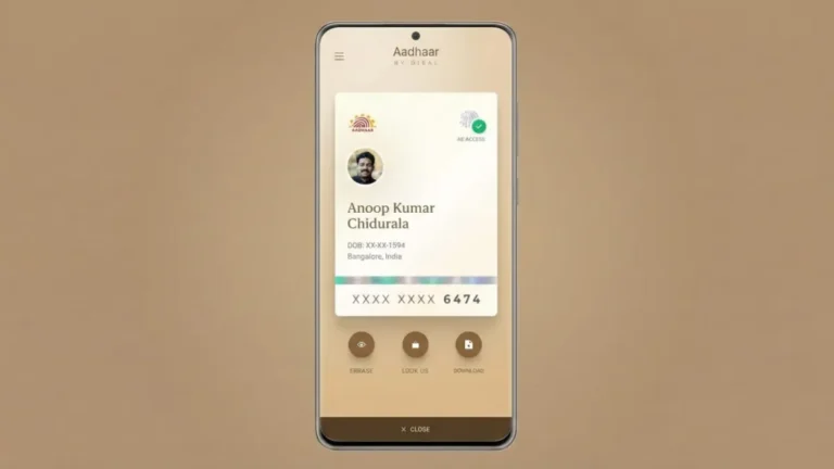 UIDAI Announces New Aadhaar App Feature to Update Mobile Numbers from Home