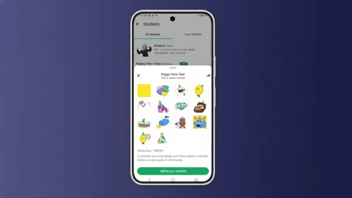 WhatsApp’s New 2026 Stickers Make New Year Greetings Simple and Fun