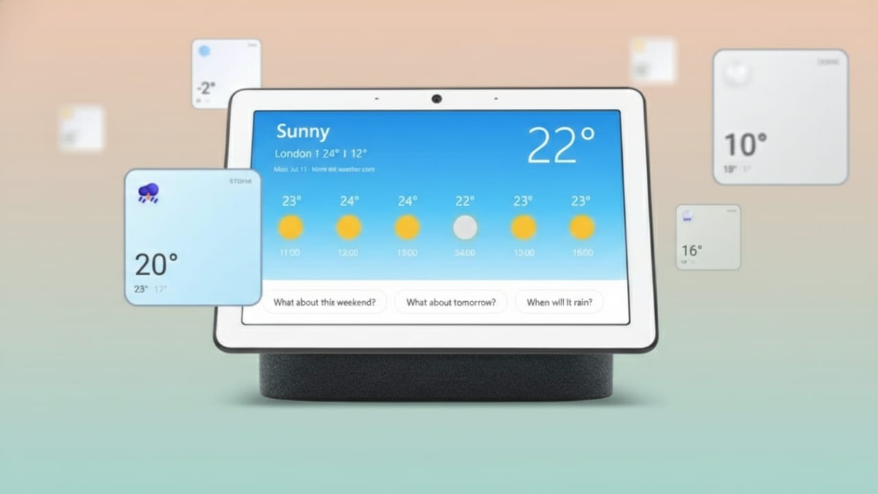How Google Home Shows Weather Forecasts in Simple Words