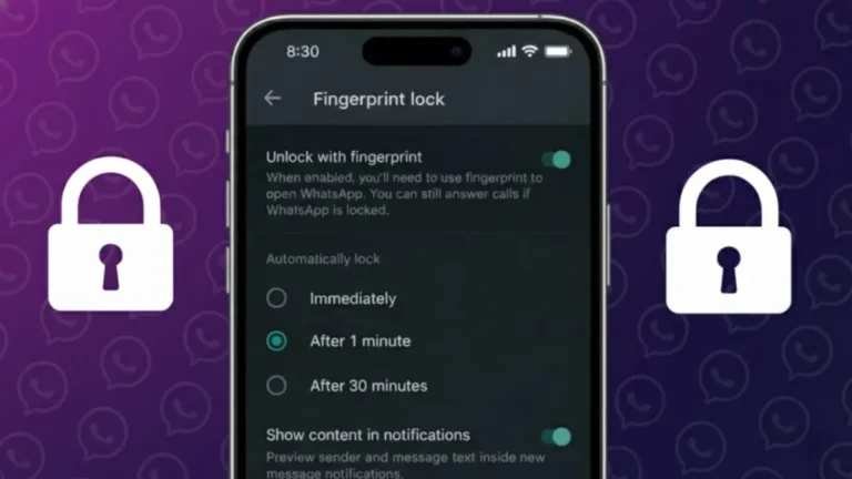 How to Lock WhatsApp with Face ID or Fingerprint for Better Privacy