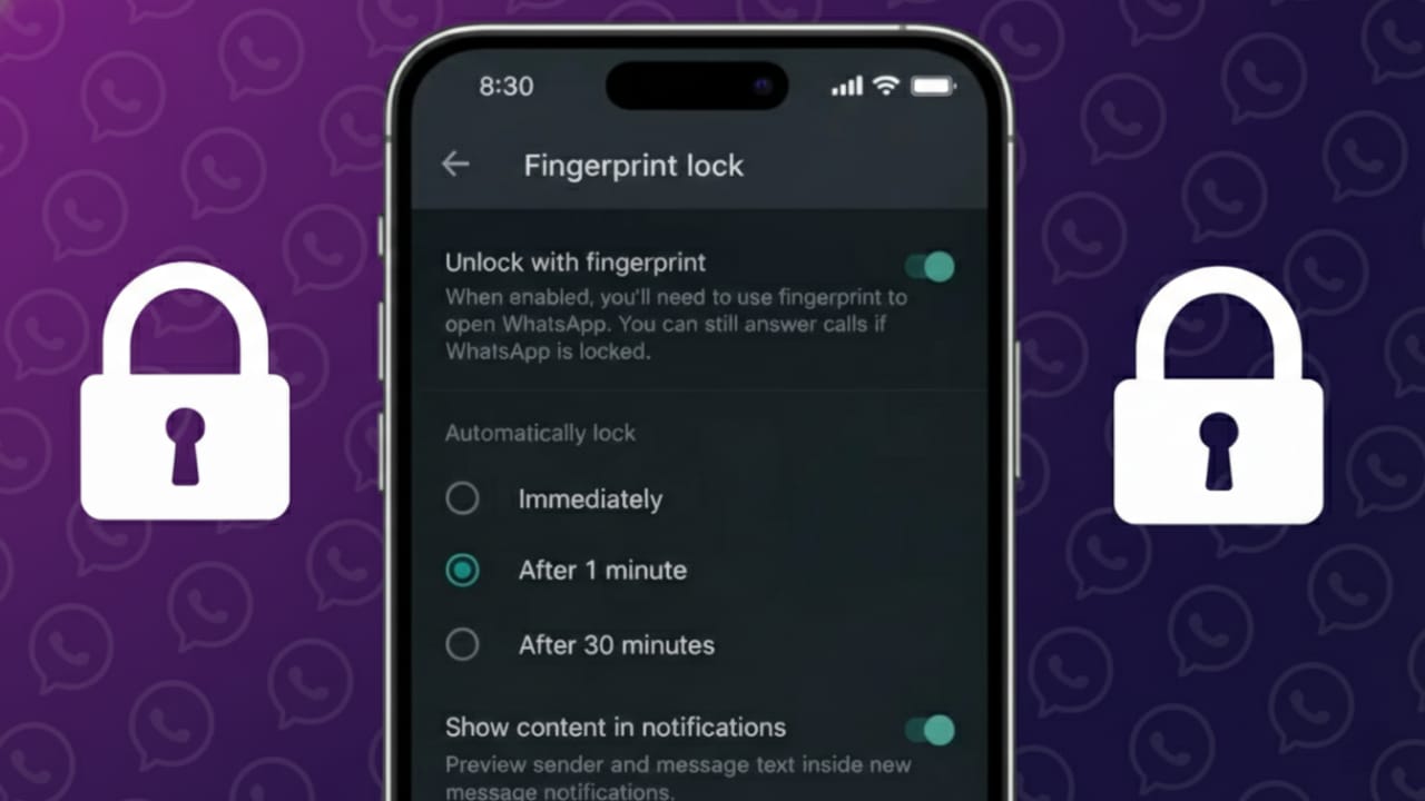 How to Lock WhatsApp with Face ID or Fingerprint for Better Privacy