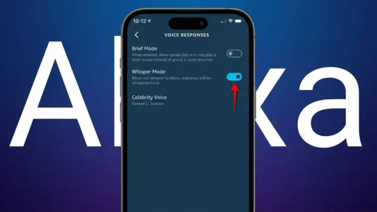 How to Enable Alexa Whisper Mode for Quiet Voice Commands