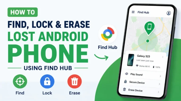 How to Find a Lost Android Phone Using Find Hub (Step-by-Step Guide)