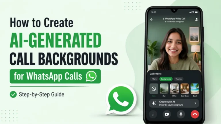 How to Create AI Backgrounds for WhatsApp Video Calls
