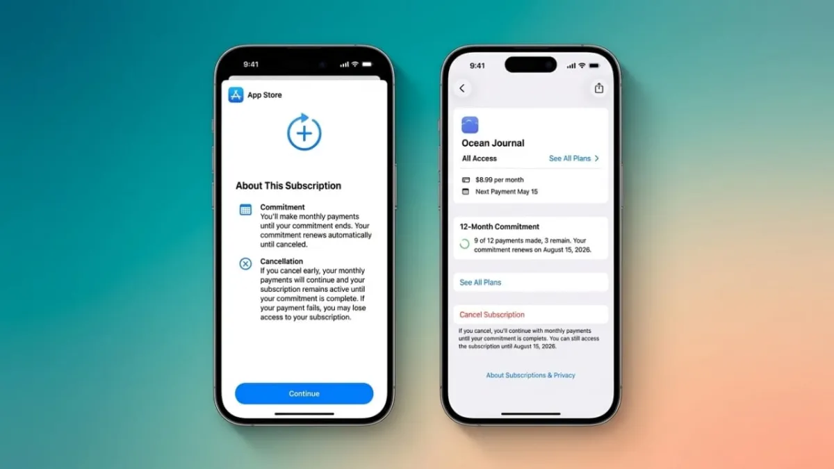 Apple Introduces 12-Month Commitment for Monthly Subscriptions