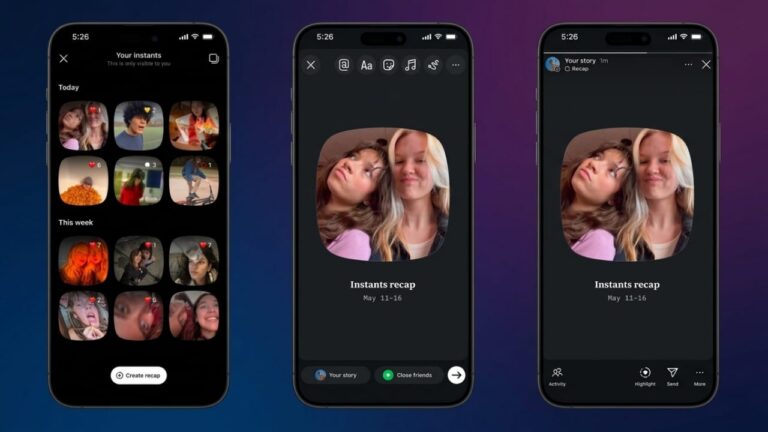 Instagram Introduces New “Instants” Feature for Temporary Photo Sharing