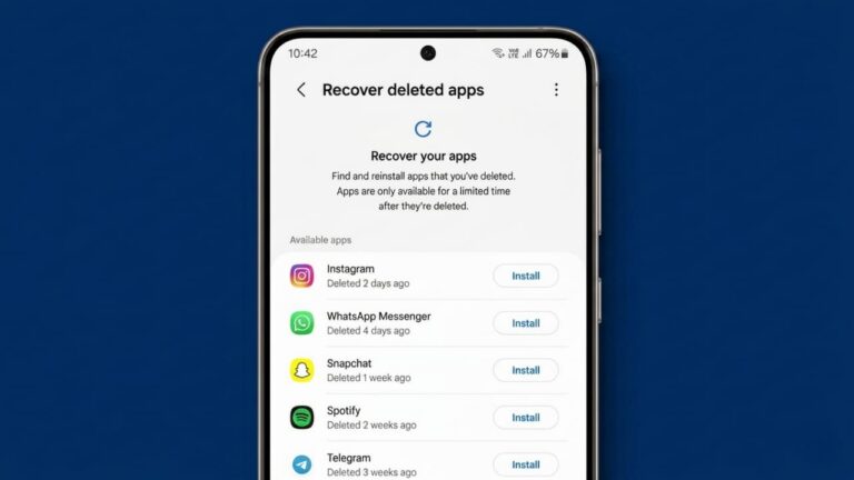 How to Recover Deleted Apps on Android Phones