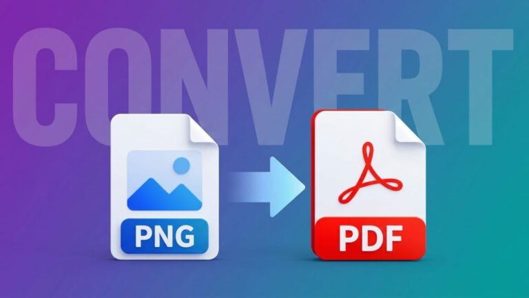 Convert PNG to PDF on Windows, Mac, and Mobile (Online & Offline)
