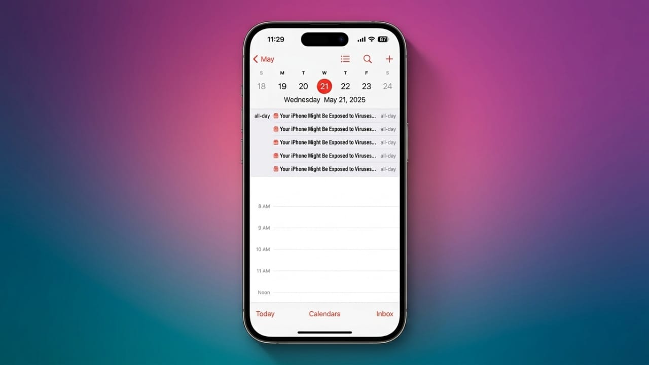 How to Stop Calendar Spam on iPhone and Remove Fake Calendar Invites