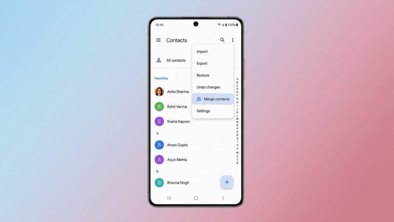 How to Merge and Remove Duplicate Contacts on an Android Phone
