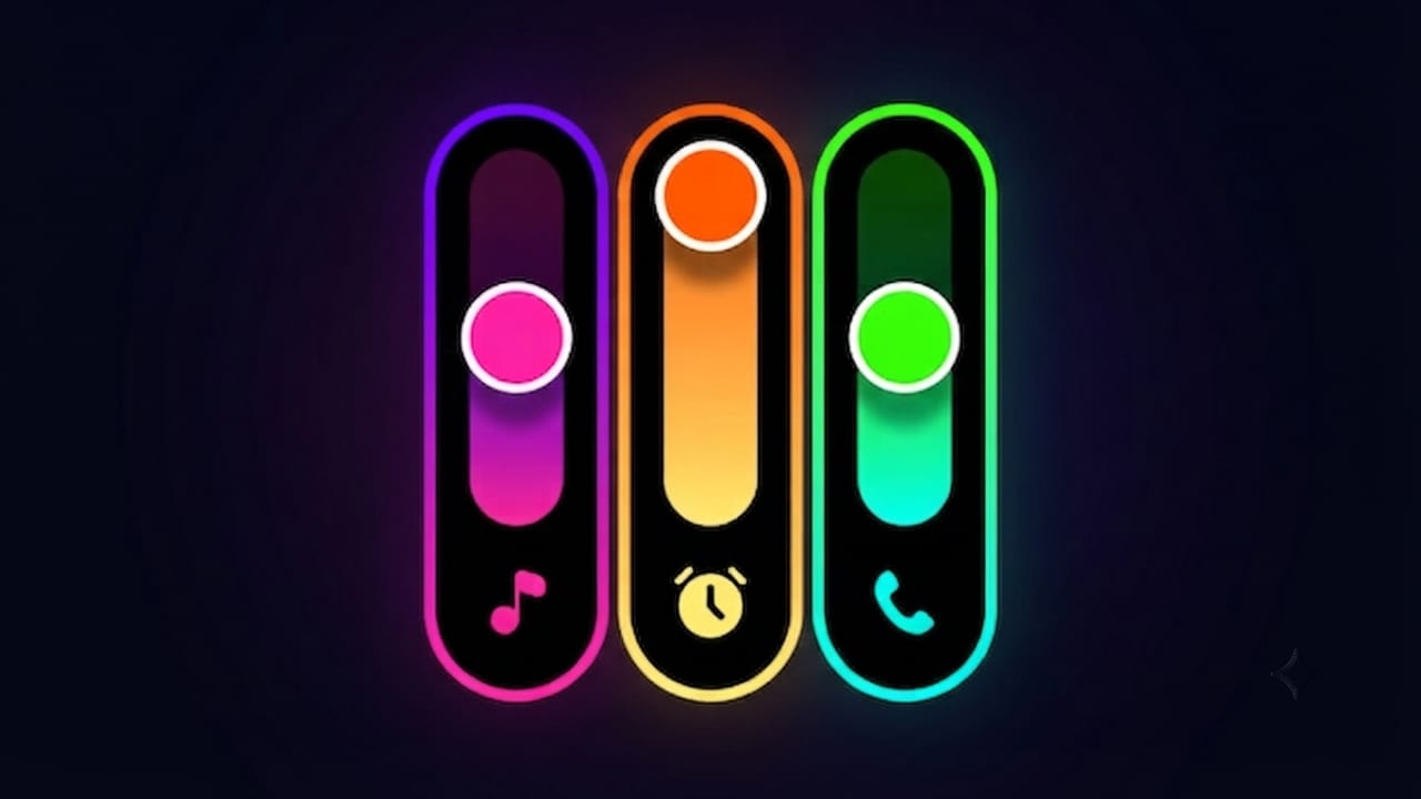 Best Android Volume Customization App with Neon RGB Effects