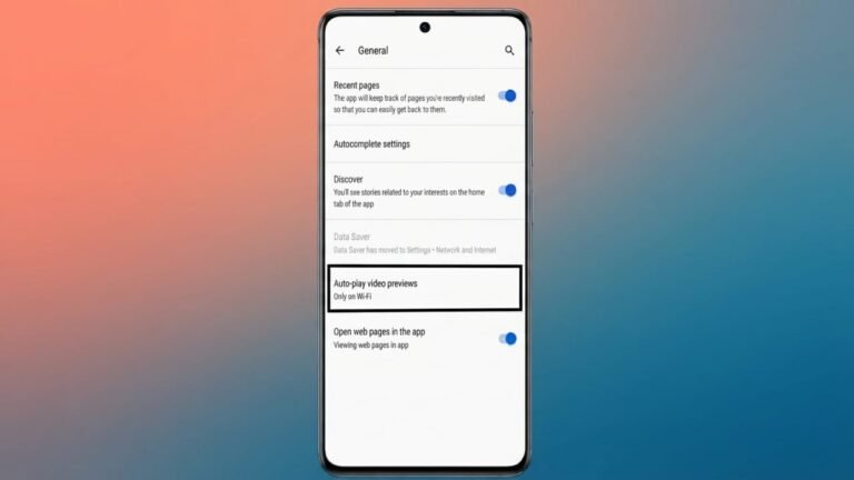 How to Turn Off Video Autoplay in Google Discover