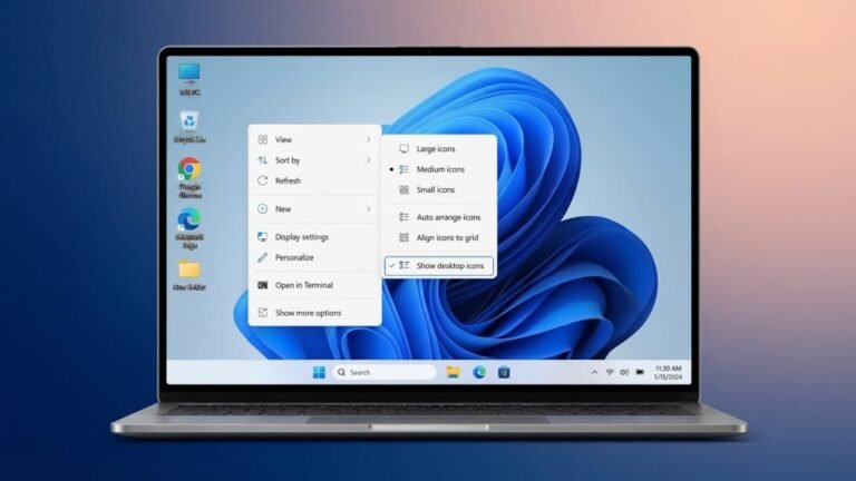 How to Remove Desktop Icons in Windows: Delete, Hide, and Restore Them Easily