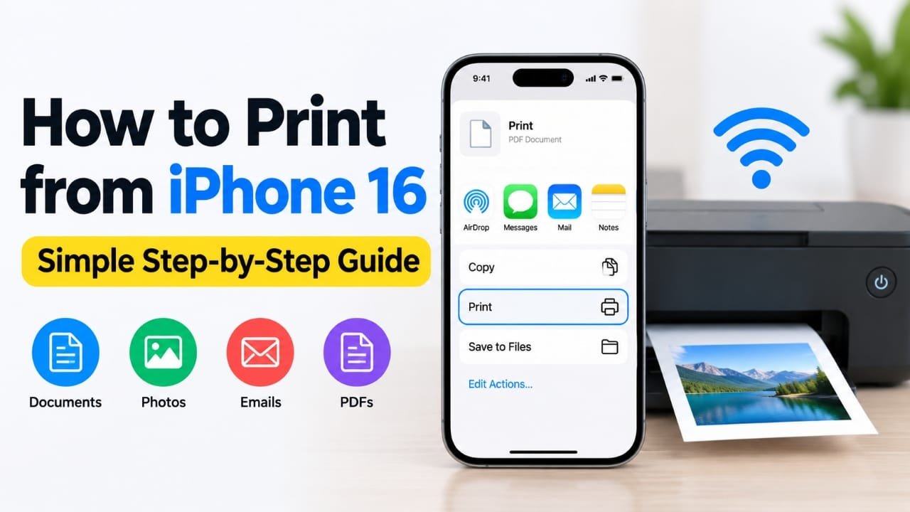 How to Print from iPhone 16: Easy Guide for Wireless Printing