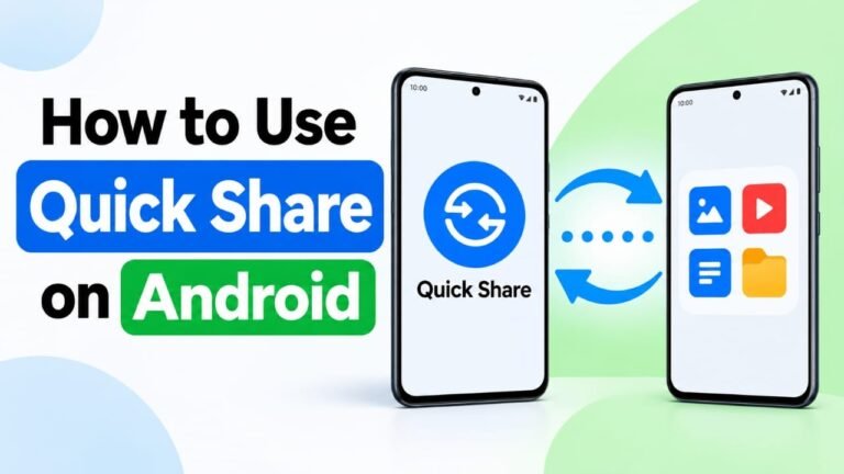 How to Use Quick Share on Android: A Complete Beginner’s Guide